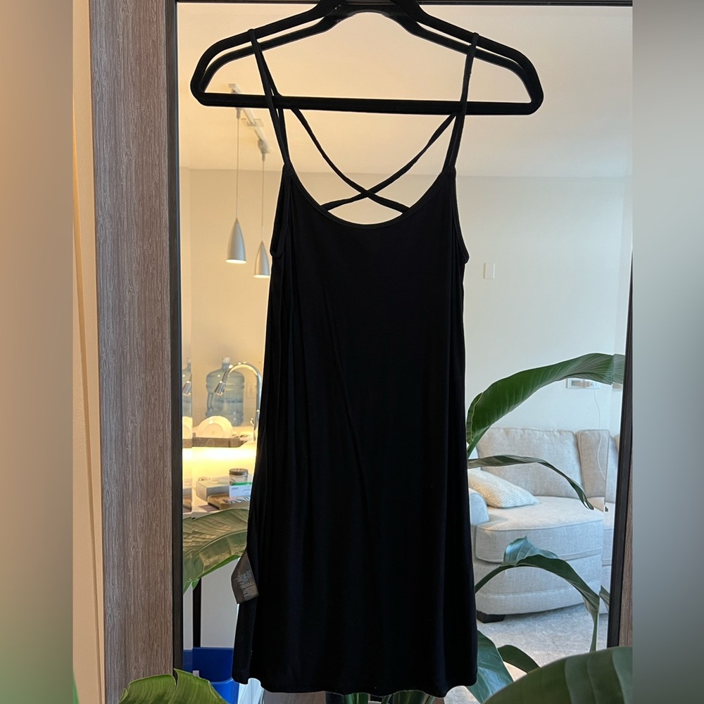 Divided Black Swim Coverup